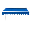 Garden Patio Manual Awning Canopy Sun Shade Shelter Retractable 2/2.5/3/3.5/4M