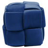 Velvet Ottoman Bedding Footrest Upholstered Pouffe Stool Footstool Bench Grey UK