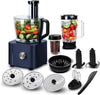 TopStrong 11-in-1 Food Processor 1100W – 3.2L Bowl with Chopper, Blender & Juice