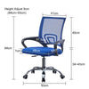 Mesh Office Chair Computer Cushioned Home Swivel Leather Small Adjustable Chairs