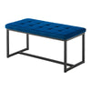 Velvet Padded Ottoman Stool Bed Bench Dining Bench Multicolor Livingroom Bedroom