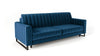 Sofa Bed with Storage Container Sleep Function Springs New LOFT SB