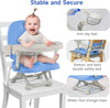 3 in 1 Baby Highchair Height Adjustable High Feeding Booster Seat Toddler Chair