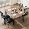 5PCS Wooden Dining Table Set for 4,Kitchen Table&Chairs Set w/Upholstered Seats