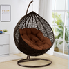 Hanging Egg Chair Rattan Outdoor Indoor Patio Garden Swing Chairs With Cushion