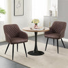 Velvet Dining Chairs Padded Set of 1/2 Metal Legs Kitchen Home Office Multicolor