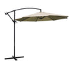 Cantilever Garden Hanging Sun Umbrella Banana Parasol Sunshade with Crank System