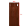 Folding Door PVC Internal Accordion Concertina Sliding Door Brown Ivory White