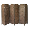 HAND MADE WICKER ROOM DIVIDER / PRIVACY SCREEN - CHOICE OF SIZE / COLOURS