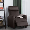 Recliner Chair Adjustable Leather Sofa Living Room Armchair for Home Bedroom
