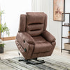 Electric Lift Recliner Chair Heat Vibration Upholstered Massage Overstuffed