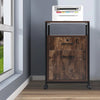 Lockable Office File Document Cabinet Standing Unit Filing Storage Trolley Keys
