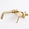 Bathroom Brass Basin Mixer Taps Swivel Spout Sink Faucet Brushed Gold,MetalGun