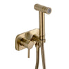 Brass Concealed Mixer Handheld Bidet Diaper Sprayer Toilet Set Seat Attachment