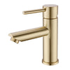 Bathroom Brass Sink Basin Faucet Mixer Vanities Taps Single Handle Brushed Gold