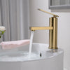 Solid Brass Bathroom Basin Mixer Taps Sink Faucet Single Lever Deck Mounted tap