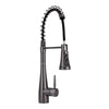 Stainless Steel Taps Kitchen Sink Mixer Swivel Spout Single Lever Mono Faucet