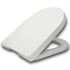Toilet Seat Universal Soft Close Heavy Duty Bathroom Toilet Lid Cover w/ Fitting