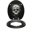 Toilet Seat Universal Soft Close Heavy Duty Bathroom Toilet Lid Cover w/ Fitting