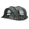 3-4 Man Waterproof Pop up Camping Tent Hiking Outdoor Tent 2 window 2 door floor