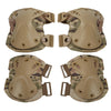 4x Tactical Military Elbow Knee Pads Airsoft Army Sport Protection Gear Guard