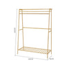 Garment Rack Clothes Rail Storage Hanging Display Stand Shelf Hat Coat Hanger UK