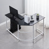 Computer Desk Office Study Workstation Metal Legs Home Corner Table Stand MDF