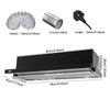 90cm Stainless Steel Wall Mount Powerful Cooker Hood Extractor Fan Touch Control