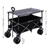 Folding Camping Table OutdoorGarden TrolleyCart Wagon Truck Wheelbarrow Shopping