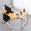 Computer Desk Office Study Workstation Metal Legs Home Corner Table Stand MDF
