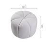Sofa Ottoman Shoe Bench Velvet Pouf Seat Footrest Foot Stool Round Padded Stools