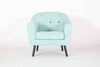 Sofa Modern Scandinavian Bucket Tub Chair Seat Modern Armchair Fabric 2 3 Seater