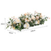 Artificial Flower Row Floral Wedding Arch Arrangement Top Table Backdrop Decor