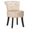 Crushed Velvet Vanity Stool Dressing Table Chair Bedroom Makeup Chair Backrest