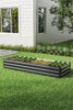 Garden Raised Bed Galvanised Steel Outdoor Planter Pot Vegetable Flower Herb Box