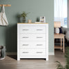 White Bedroom Furniture Set Matt Wardrobe Chest of Drawer Bedside Table Cabinet