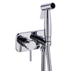 Brass Concealed Mixer Handheld Bidet Diaper Sprayer Toilet Set Seat Attachment