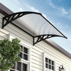 Streamlined Door Canopy Awning Outdoor Porch Window Shade Patio PET Rain Shelter
