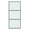 Sliding Barn Door Clear / Frosted Glass Hardware Kit 6-7FT / Door with Track Kit