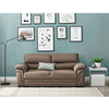 2 /3 Seater Sofa Black or Beige Faux Leather Modern Design Living Room Office