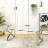 Clear Tempered Glass Table Living Room Furniture Side/Console/Coffee/End Table