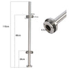 Stainless Steel Balustrade Post End/Mid/Corner Glass Bracket Holder Clamp Pole