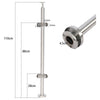Stainless Steel Balustrade Post End/Mid/Corner Glass Bracket Holder Clamp Pole