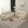 Italians 2/3 Seater Sofa Couch Settee Padded Arm Seat Furniture, Beige