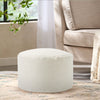 Round Bean Bag Footstool Footrest Stool Chair Pouffe Beanbag Full Filled Seat UK