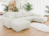 Corner Sofa Bed with Storage Universal Corner Side Velvet Fabric New LOGO U