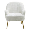 Velvet Scallop Shell Back Tub Chair Armchair Dressing Sofa Stool Bedroom Lounge