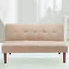 Nordic Fabric Sofa Bed Click-Clack Recliner Sleeper Chairs Settee 2 Seater Couch