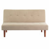 Fabric Sofa Bed Small Couch Settee Loveseat Sofabed Single Sleeper Recliner Beds