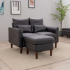 Panana 2 Seats Loveseat Couch Sofa Ottoman Upholstered Furniture for Small Space